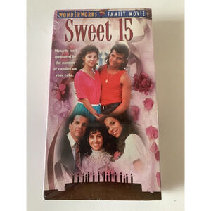 New Sweet 15 Wonderworks Family Movie VHS Tape Karla Montana Panchito Gomez